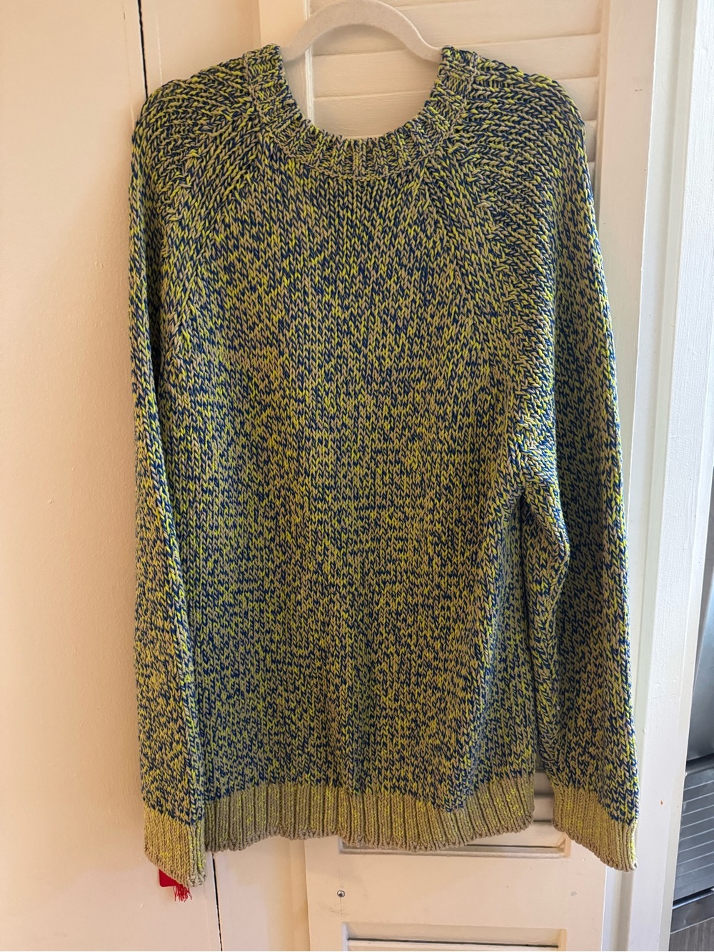 Kenzo unisex Crewneck Marled Green-Blue Sweater